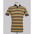 Kurt Geiger Slim Fit Striped Golfer